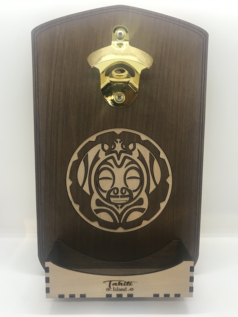 Tiki Wall Bottle Opener