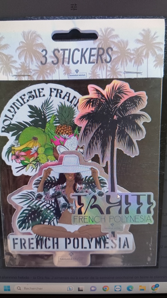 Stickers (3)Pack  Tahiti, TAMARA MANA