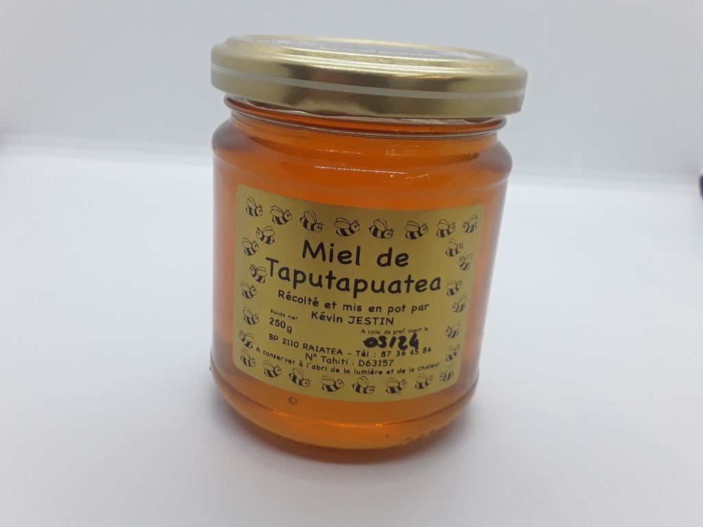 Honey from Raiatea 250 g, HONEY FROM TAPUTAPUATEA