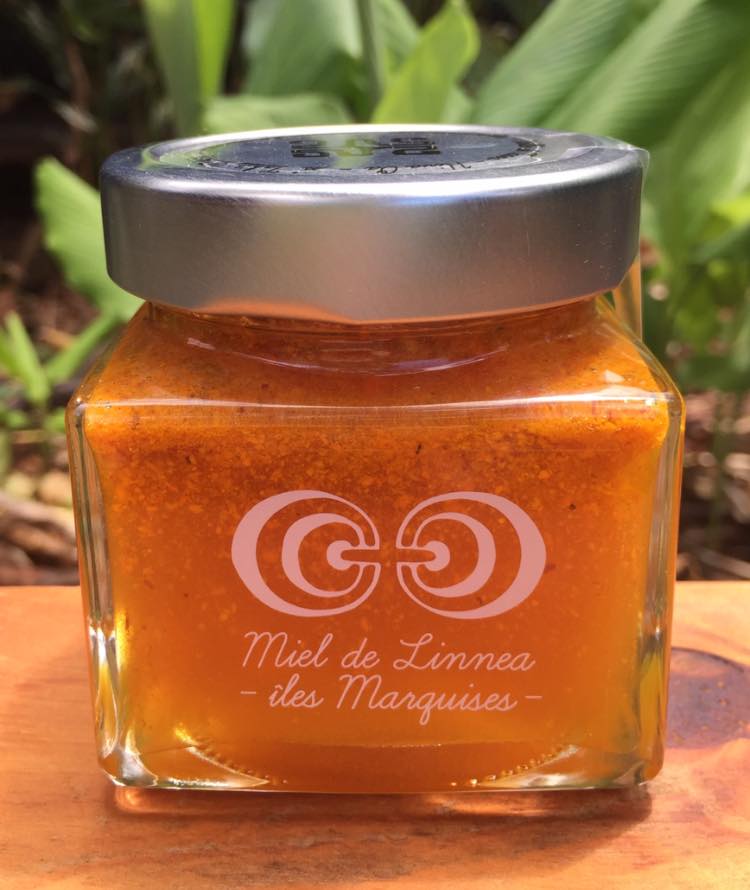 Honey the Marquises, ginger 250g, MIEL DE LINNEA