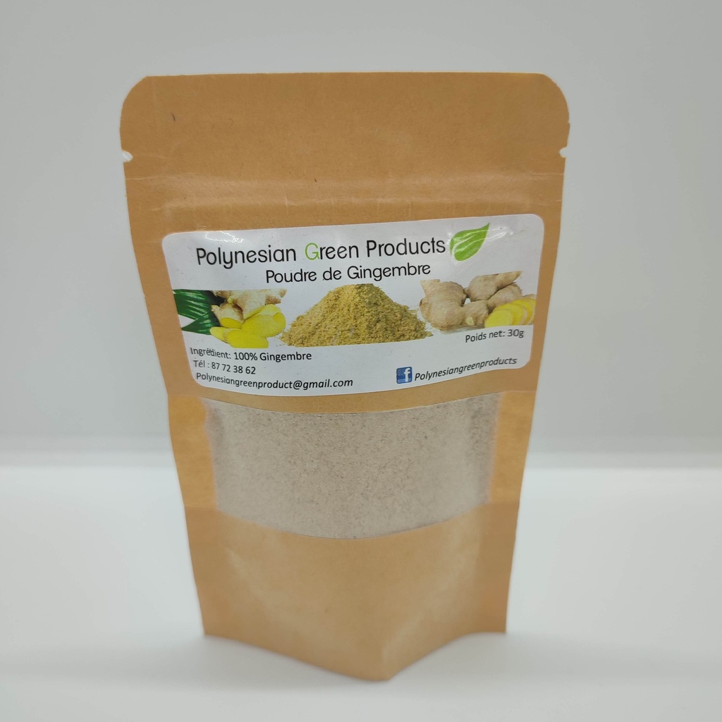 Powder the ginger ,POLYNESIAN GREEN PRODUCTS