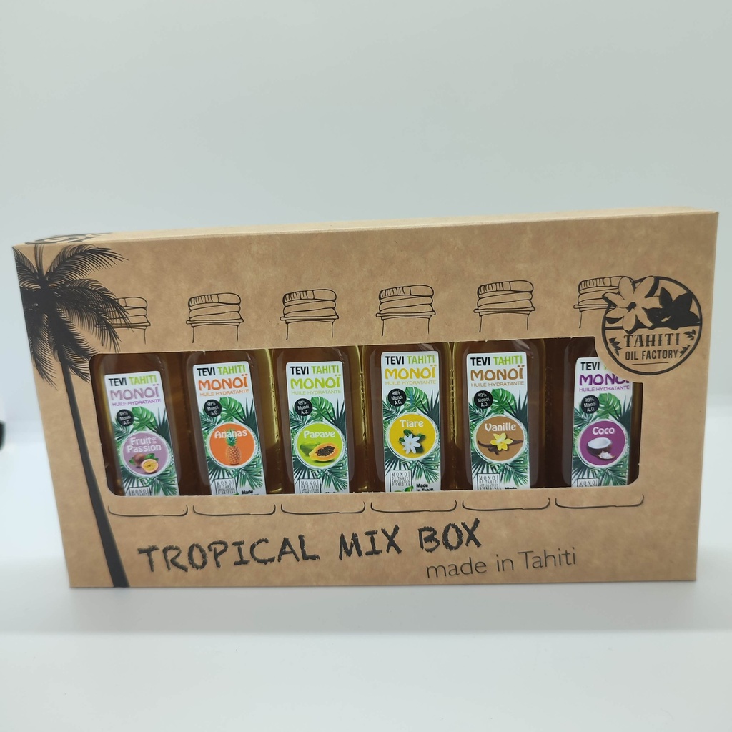 TROPICALMIX BOX MONOÏ 6 x 30 ML ,TOF