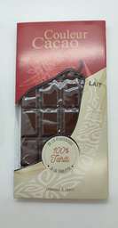 TABLETTE 100% LAIT ,COULEUR CACAO